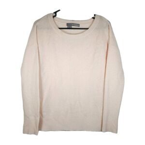 360 Cashmere Women's XS Blush Pink 100% Cashmere Softshell Pullover Sweater